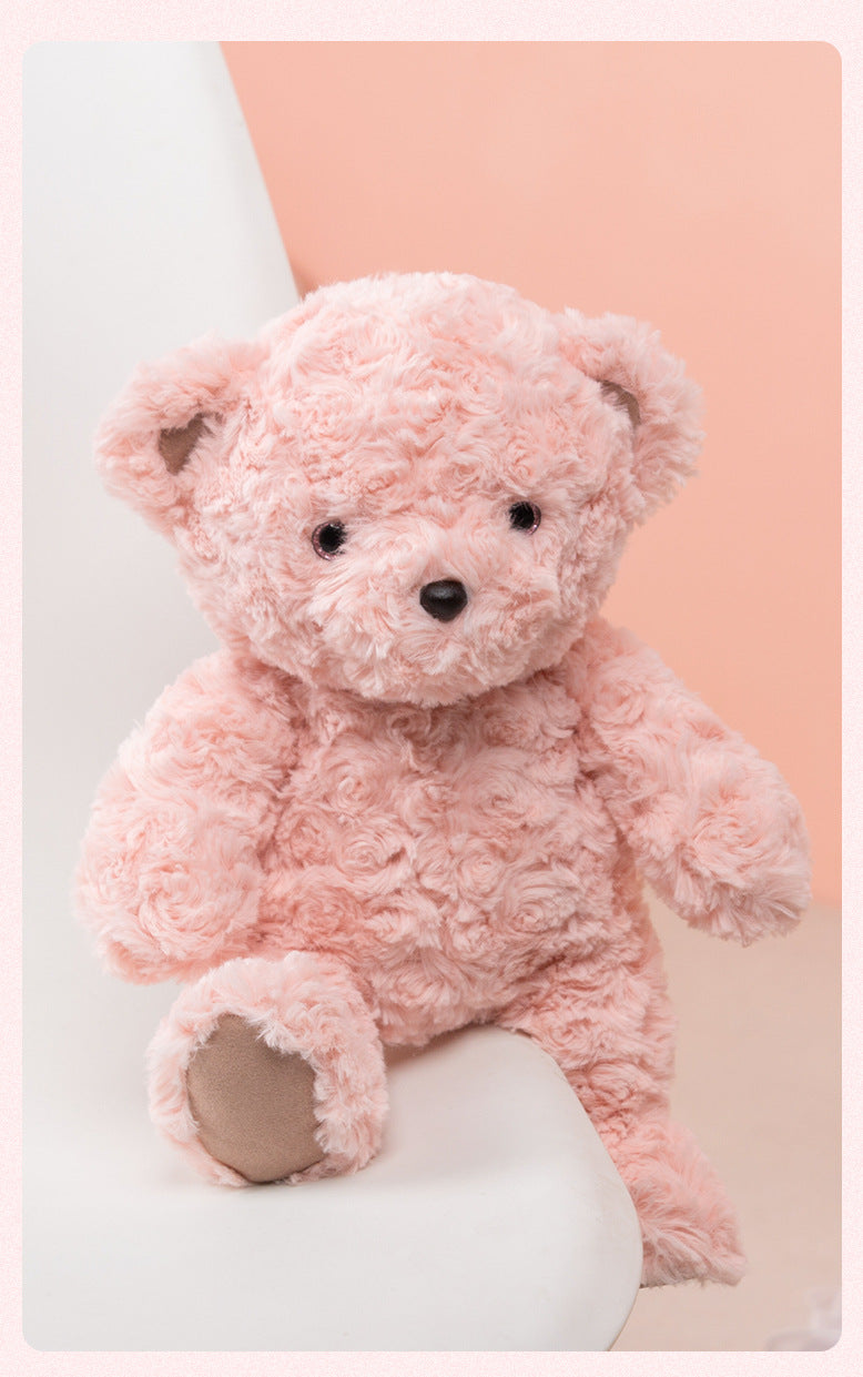 Little Bear Plush Toy Sleep Companion Baby Soothing Stuffed Animal Bed Plush Doll