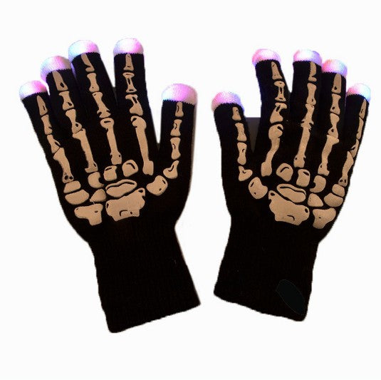 LED light-up novelty gloves