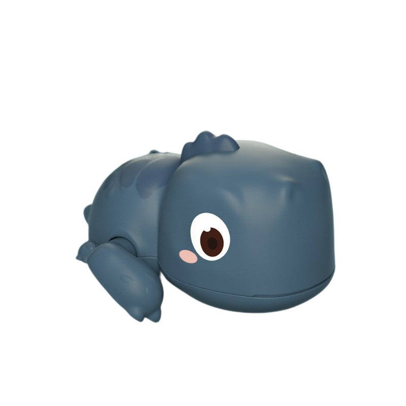 Geometric Small Animal Bath Toy for Children with Wind-Up Chain
