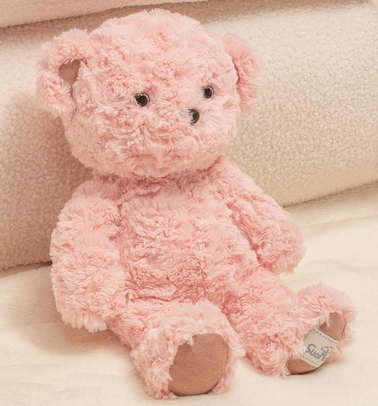 Little Bear Plush Toy Sleep Companion Baby Soothing Stuffed Animal Bed Plush Doll
