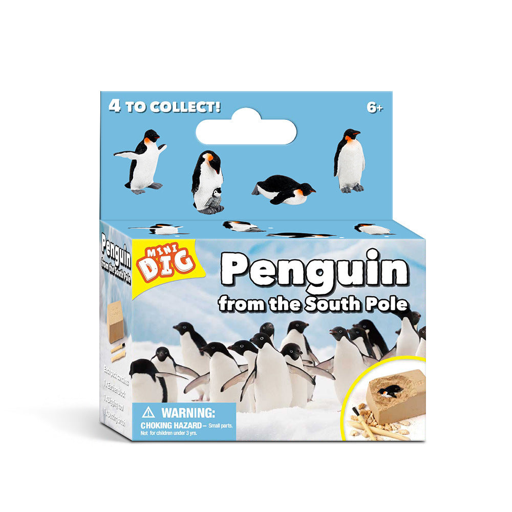 Children's Educational Exploration Penguin DIY Toy for Digging and Discovering