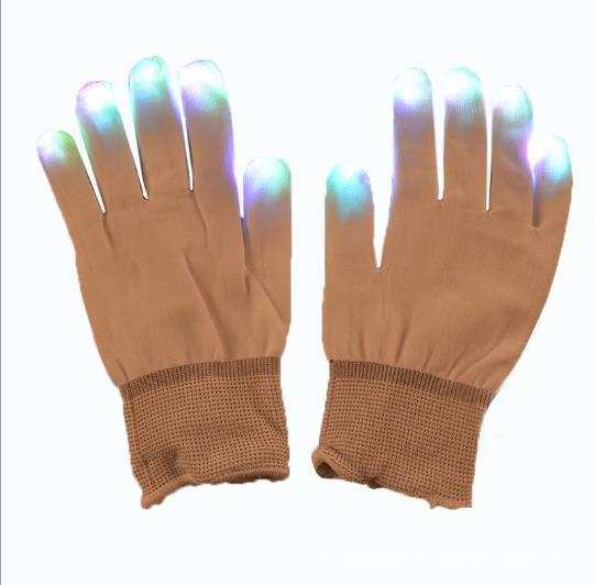 LED light-up novelty gloves