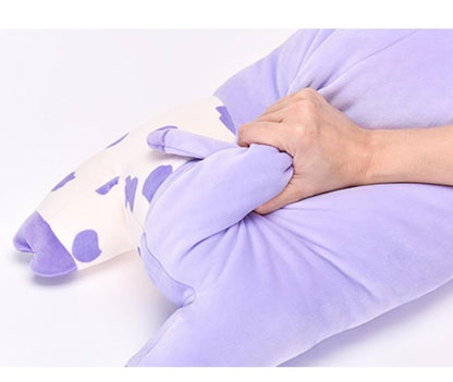 Lulu Cow Plush Toy Sleep Companion Ultra-Soft Bed Pillow