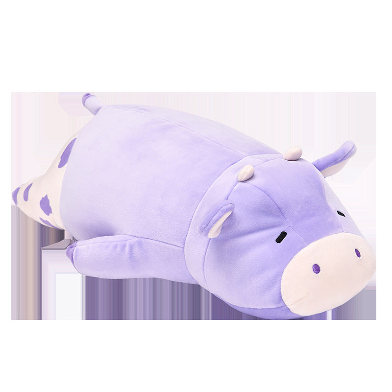 Lulu Cow Plush Toy Sleep Companion Ultra-Soft Bed Pillow