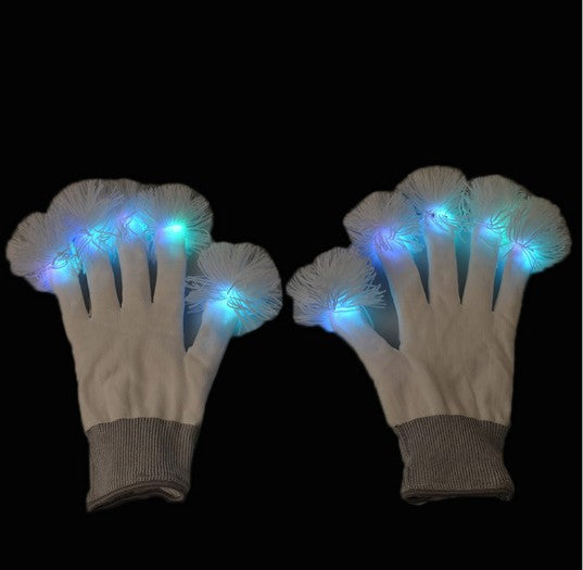LED light-up novelty gloves