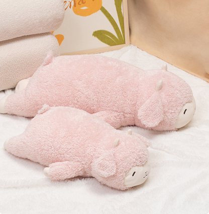 Little Lamb Plush Toy Sleep Companion Pillow Soothing Stuffed Animal