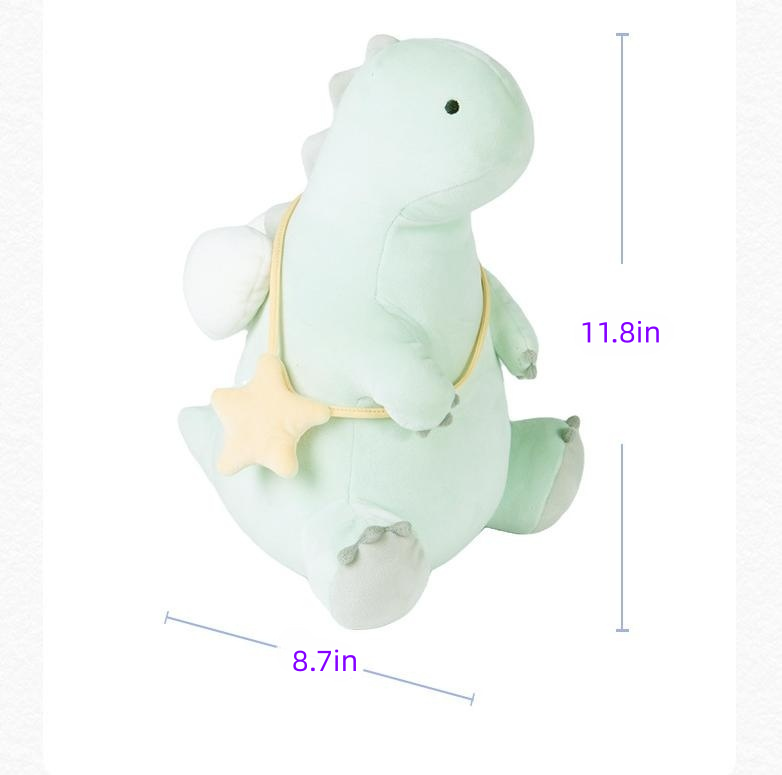 Cute Dinosaur Plush Toy and Pillow