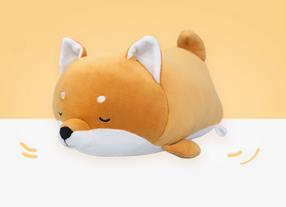 Cute Plush Corgi Pillow - Adorable Stuffed Animal for Cuddling and Lounging