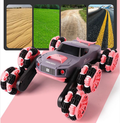 Six-Wheel Remote Control Transforming Stunt Off-Road Climbing Vehicle