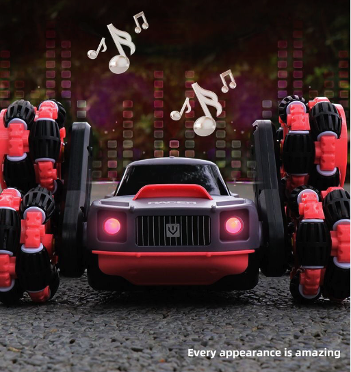 Six-Wheel Remote Control Transforming Stunt Off-Road Climbing Vehicle